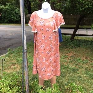 Mason Belle size M dusty rose/mauve floral NWT